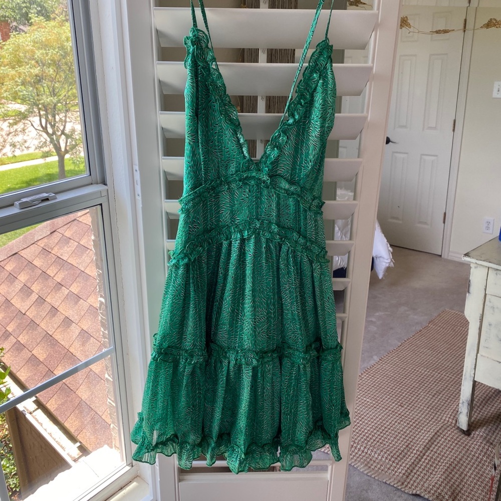 Green Patterned Dress